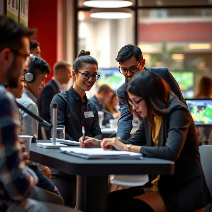 Fairness and Collaboration in Australian Workplaces Illustration showing diverse Australian workers collaborating in an office environment symbolizing fairness in the workplace