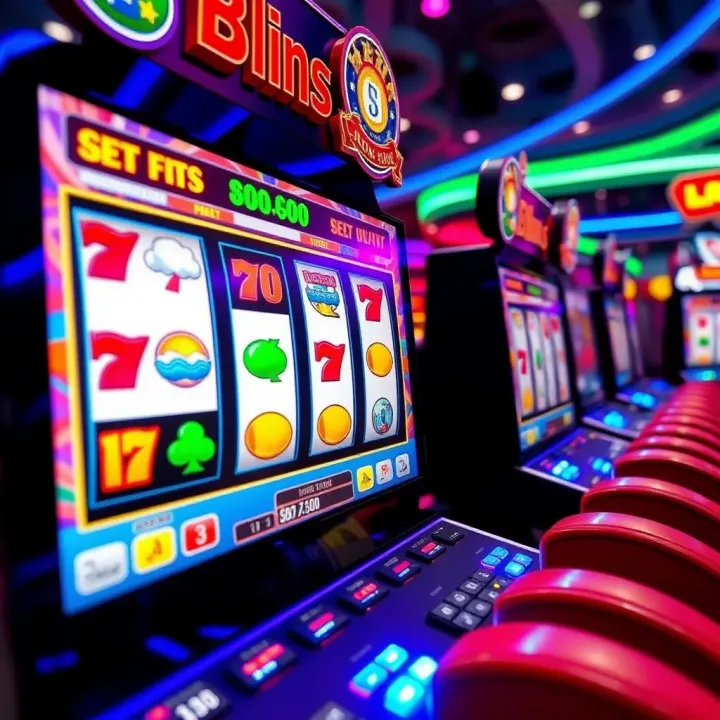Vibrant Australian Online Pokies Interface Colorful online pokies interface showing reels and symbols on a digital screen