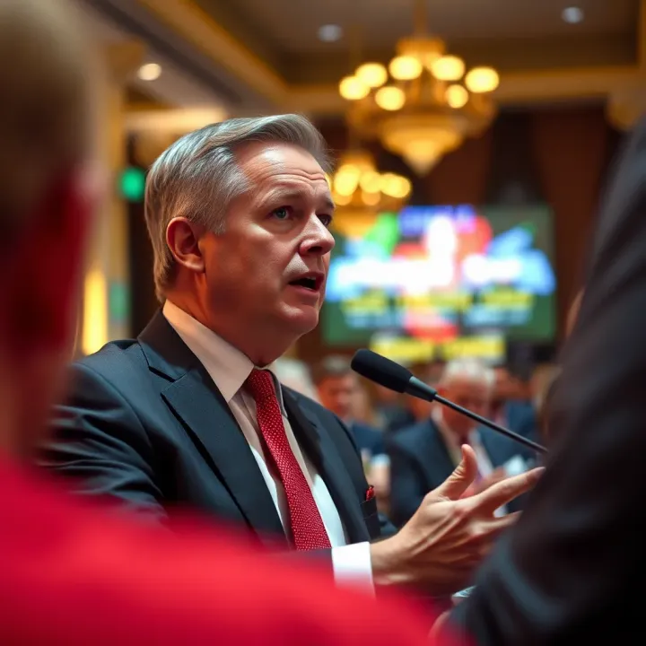 Bill Shorten speaking at a public forum about fair opportunities in Australia