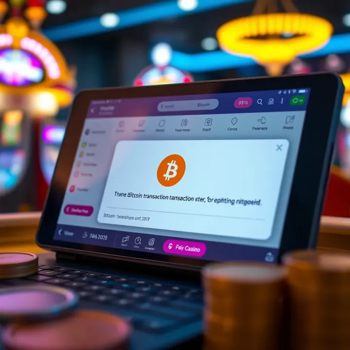 Secure Bitcoin wallet interface displaying transaction confirmation