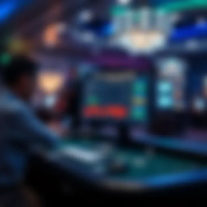 Dispute Resolution in Online Casino Settings Dispute resolution concept with digital interface showing conflict management in online casino environment