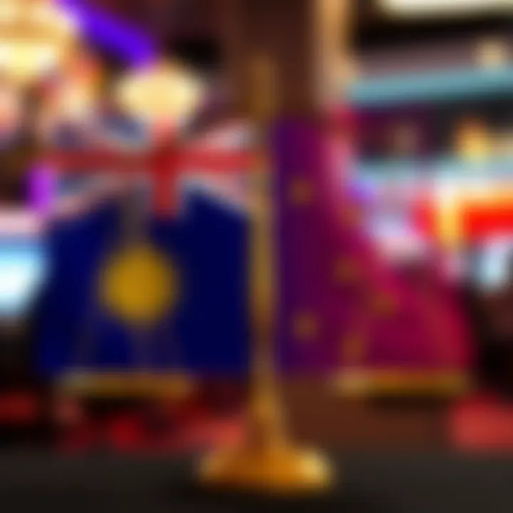 Visual representation of the Australian flag merged with justice scales symbolizing social justice and equal opportunity