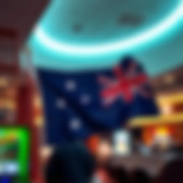 Symbol of Representation for Everyday Australians Australian flag waving symbolizing the party's commitment to representing everyday citizens