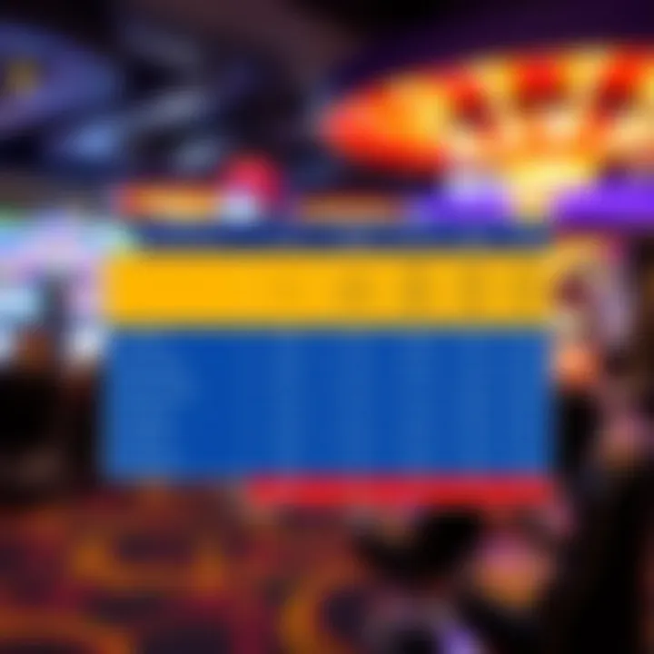 Comparison chart of various no deposit casino bonuses available to Australian players
