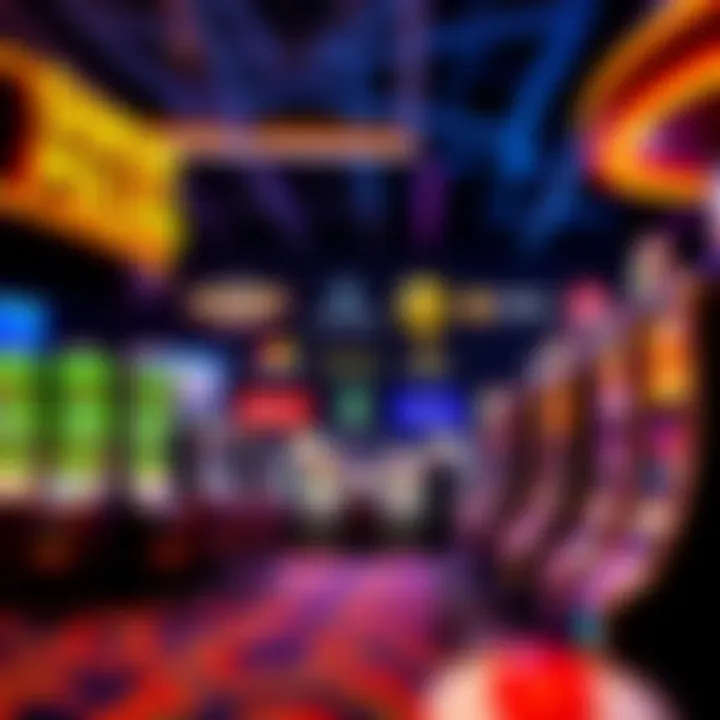 Digital casino environment showcasing various popular gaming providers logos