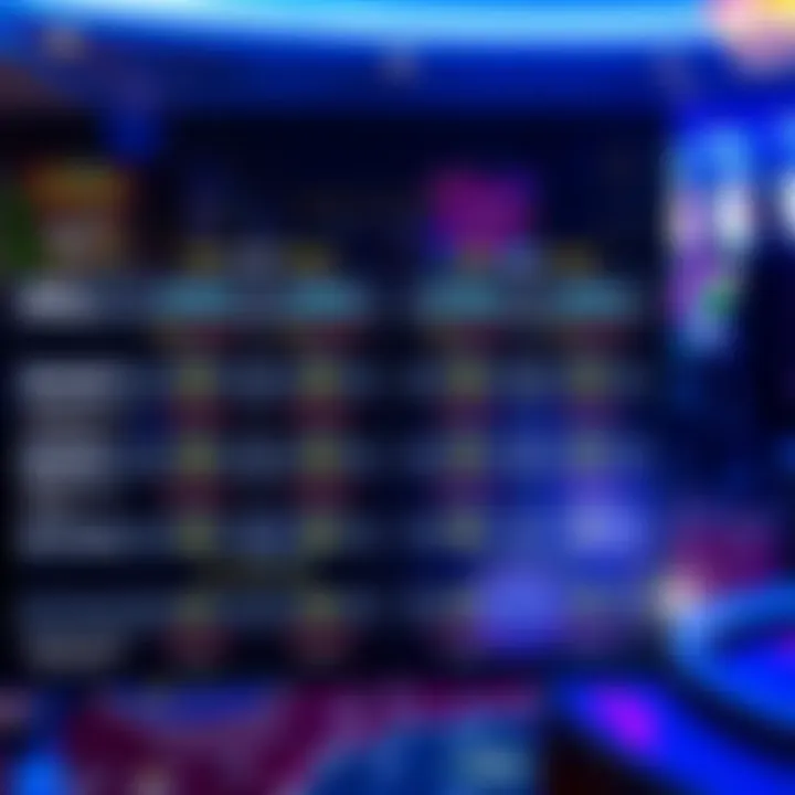 Comparison chart displaying various casino bonuses with their benefits and drawbacks