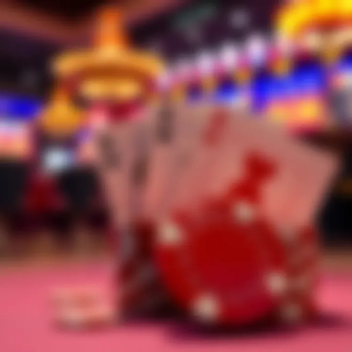 Bright casino chips and cards symbolizing free no deposit bonus opportunities