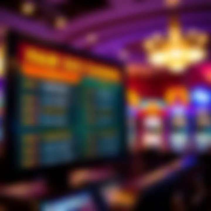 Digital screen displaying current coupon codes and offers for Fair Go Casino players