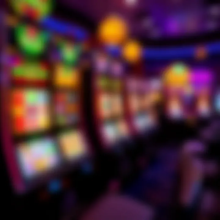 Colorful slot machine reels featuring diverse symbols in Fair Go Casino environment
