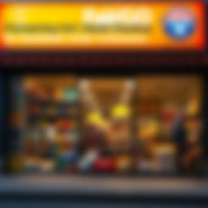 Storefront displaying products with Australian made labels to promote local retail