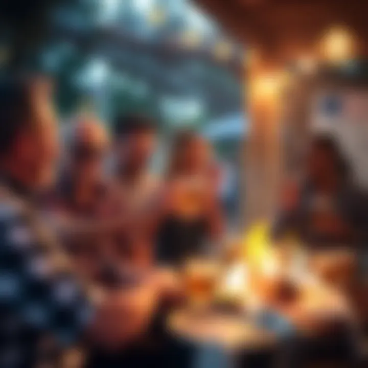 Group of friends enjoying a casual outdoor barbecue, symbolizing mateship and fairness in Australian culture