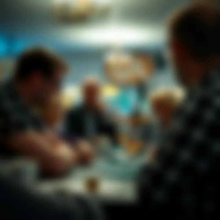 Community members engaging in a group discussion at a local Ballina centre