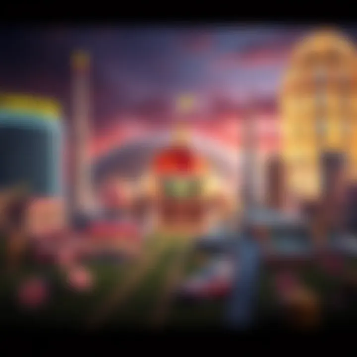 Illustration of Canberra’s political and economic elements symbolizing its role and challenges