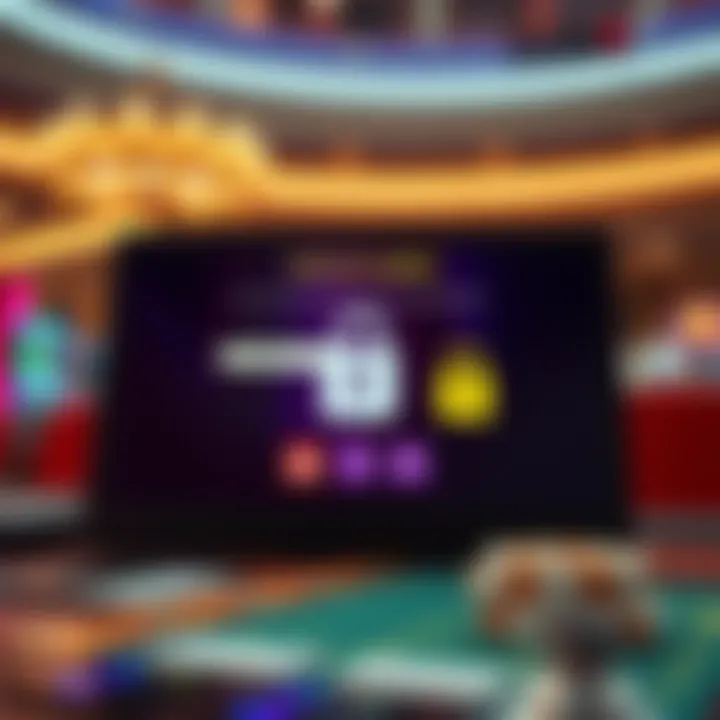 Secure online casino account setup showing password protection and safety icons