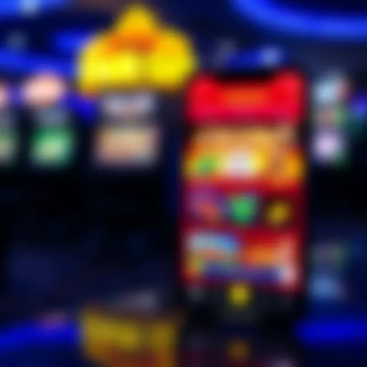 Mobile phone displaying the Fair Go Casino app interface with game selection visible