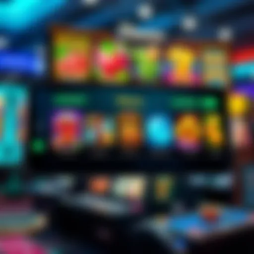 Interface of Fair Go Casino Australia app showing diverse slot games and user-friendly navigation