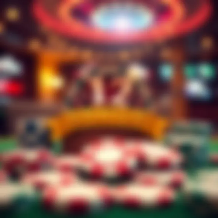 Illustration of casino chips and digital rewards symbolizing bonus benefits