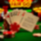 Illustration of casino chips and playing cards representing bonus code benefits at Fair Go Casino