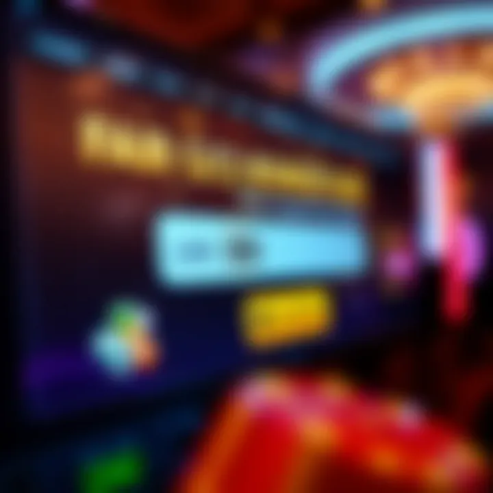 Close-up of a digital bonus code entry screen on a casino website