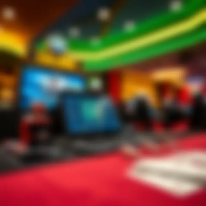 Secure Online Gambling Environment for Responsible Play Secure online gambling setup highlighting safety and responsible play