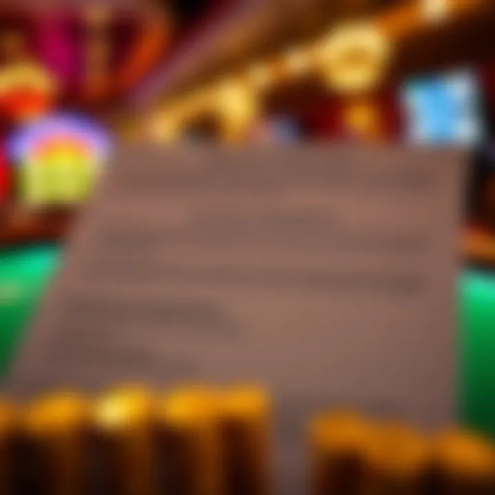 Graphic showing key terms and conditions with highlighted wagering requirements and eligibility icons