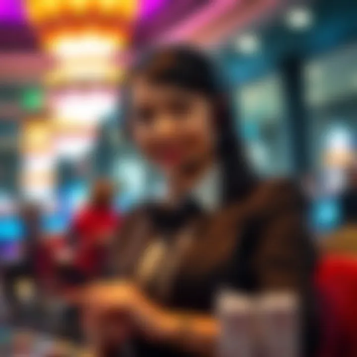 Customer support representative ready to assist with inquiries at Fair Go Casino