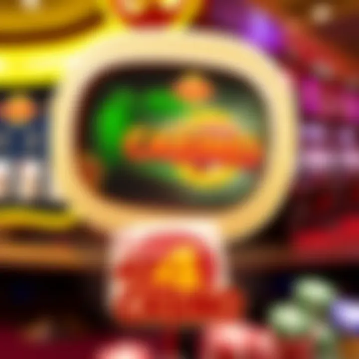 Digital Casino Interface Displaying Deposit Bonus Coupons Illustration of a digital casino interface showing bonus coupons for deposit rewards