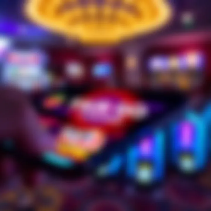 Mobile device displaying the Fair Go Casino app interface with vibrant pokies games