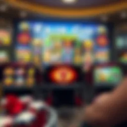 User interface showcasing diverse casino games including slots and table games
