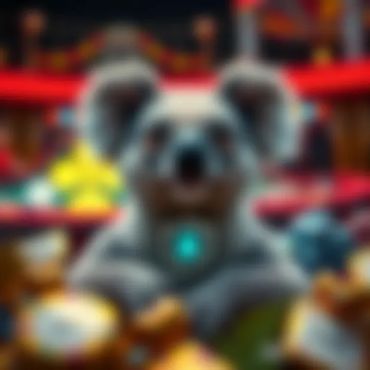 Fair Go Casino Koala Security and Customer Support Features Digital secure payment options and customer support icons representing safety and assistance at Fair Go Casino Koala