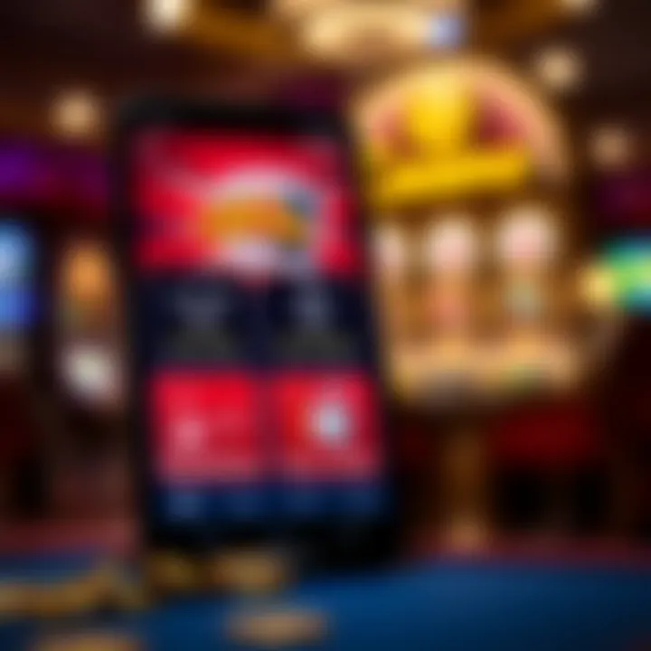 Smartphone showing bonus offers and secure connection icons on Fair Go Casino app
