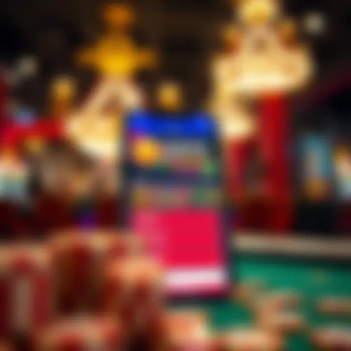Mobile device displaying Fair Go Casino app with seamless navigation and secure payment options