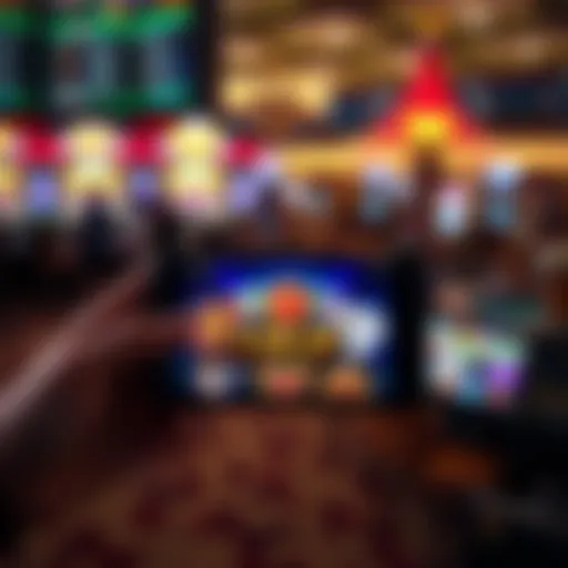 Mobile device displaying Fair Go Online Casino slot games with bonus offers