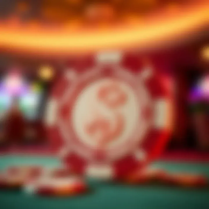 Illustration of a casino chip with dollar sign symbolizing no deposit bonus at Fair Go Casino