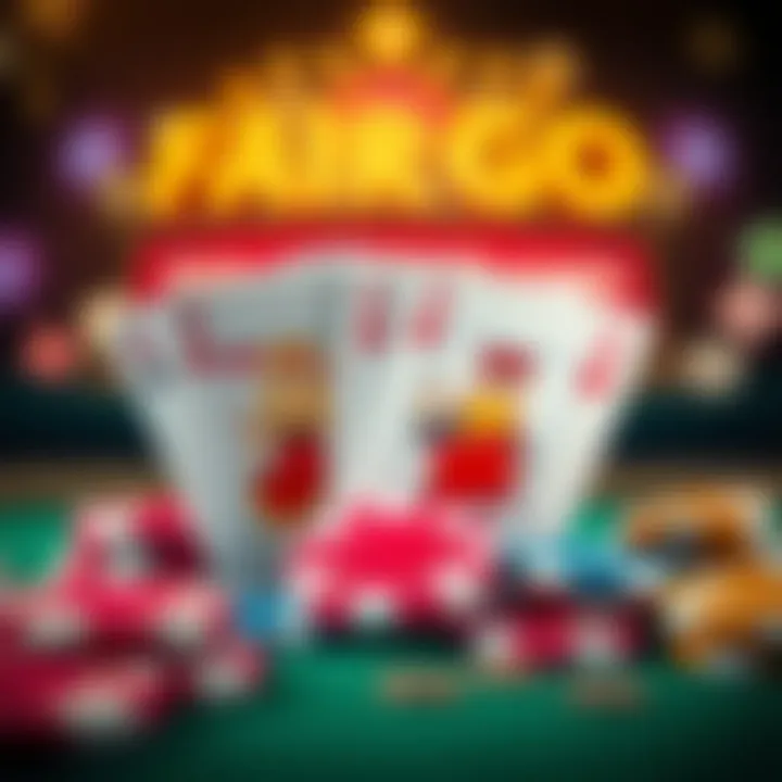 Colorful casino chips and playing cards representing bonus rewards