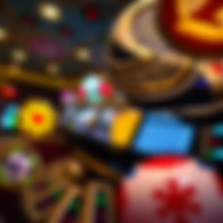 Australian-themed casino elements with icons representing bonus codes and player eligibility