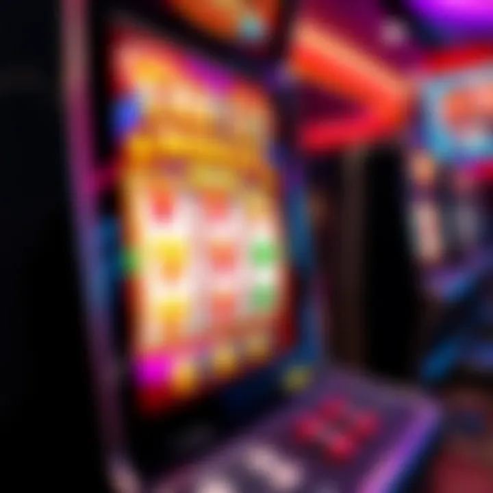 Digital slot machine displaying bonus rewards on a vibrant casino interface