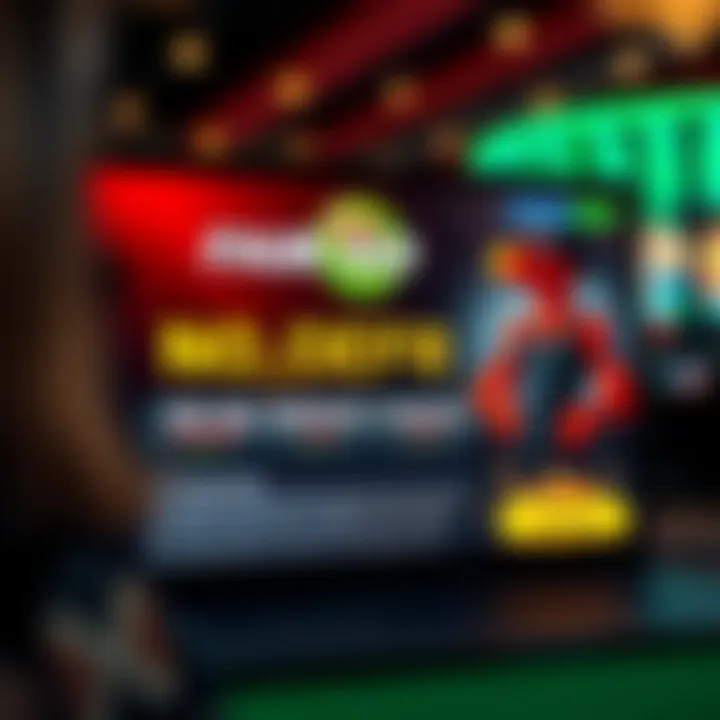 Online casino interface displaying bonus offer details