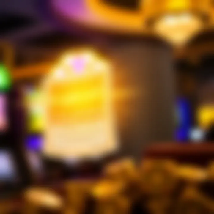 Illustration of a casino coupon highlighted with a digital glow, symbolizing a no deposit offer at Fair Go Casino