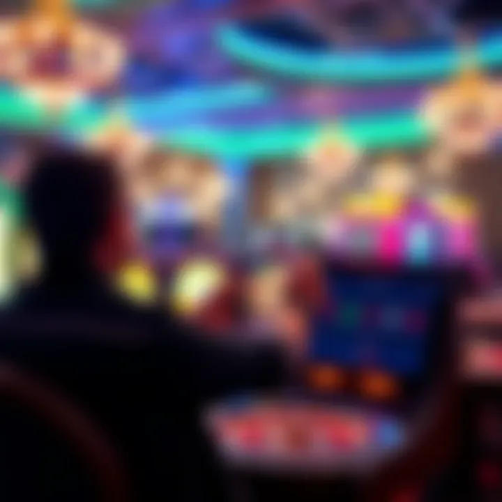 Visual representation of casino games including pokies and table games with coupon icons