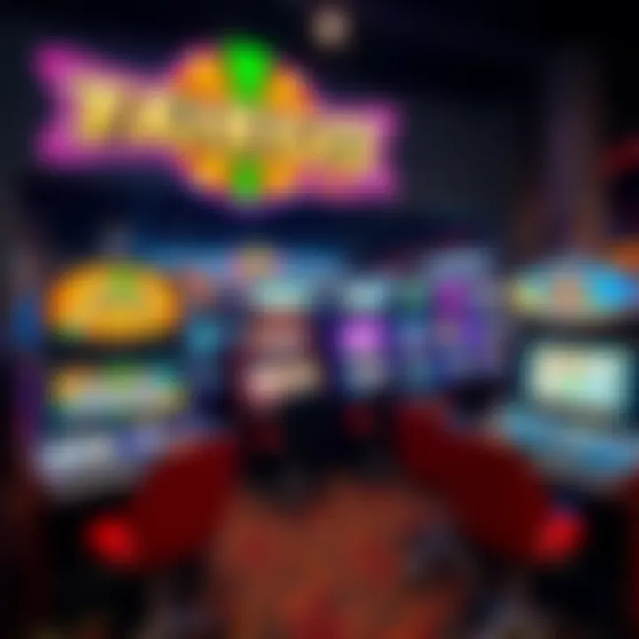 Variety of online casino slot machines with colorful themes