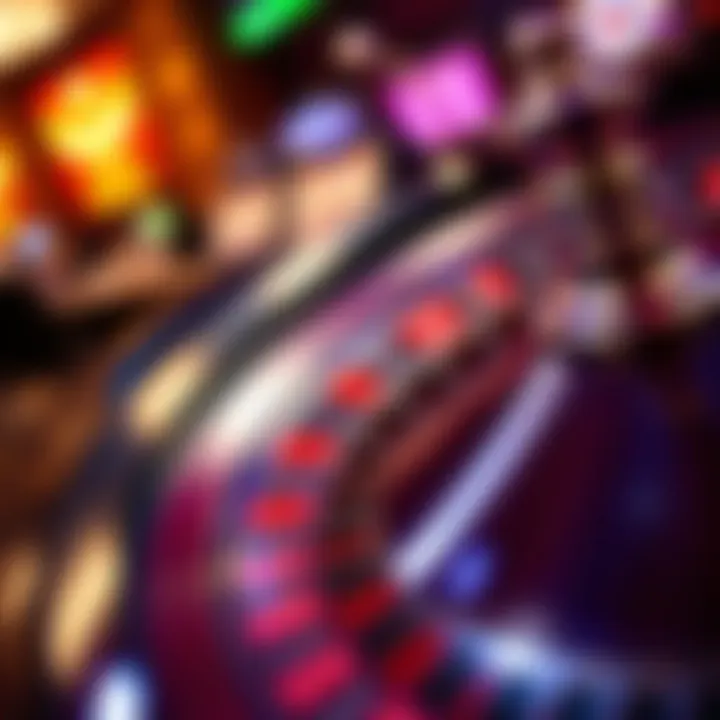 Fair Go Casino roulette wheel with numbered pockets and a spinning ball