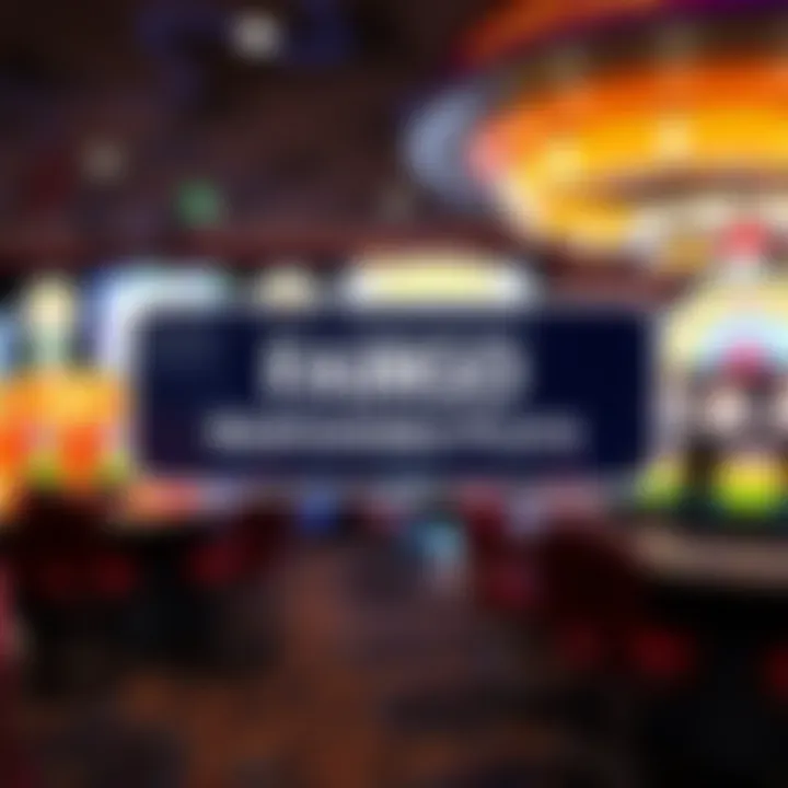 Graphic showing a secure and responsible gambling environment with casino elements and protective icons