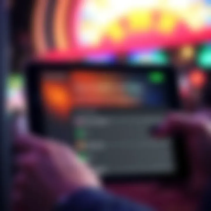 Tablet showing secure deposit and withdrawal options on Fair Go Casino app