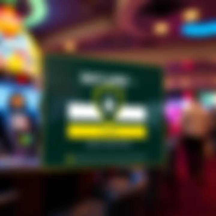 Illustration of a secure login interface with a shield icon indicating safety and trust for casino users