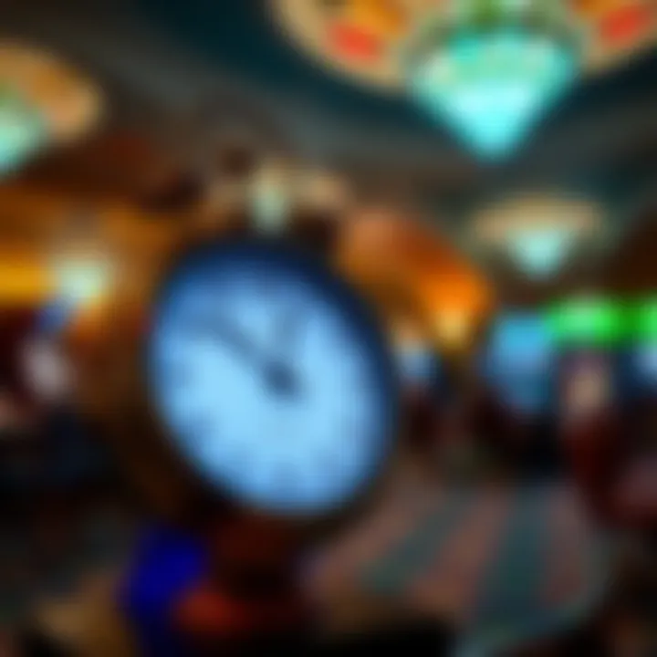 Clock representing typical waiting times for withdrawal requests at Fair Go Casino