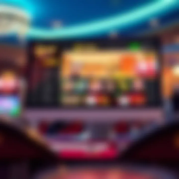 Desktop computer screen displaying Fair Go online casino homepage with clear navigation menu