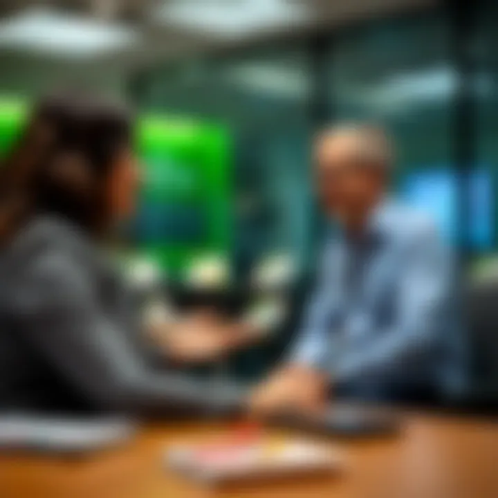 Loan officer discussing accessible lending options with a client in a Mandurah office