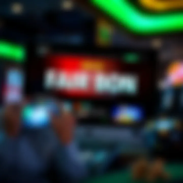 Australian Online Betting Platform Highlighting Fair Go Free Bonus Illustration of a computer screen displaying an Australian online betting website with promotional bonus offers highlighted