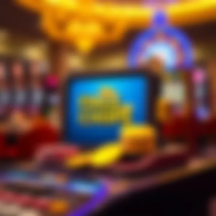 Illustration of a digital wallet showing free chip credits in an online gaming platform